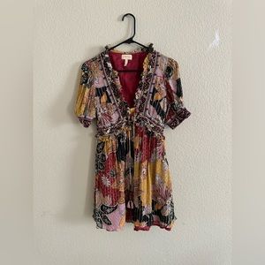 Anthropologie Verb Mini Dress